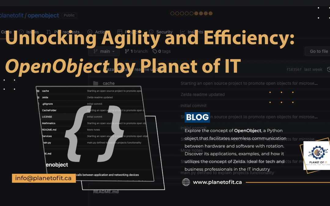 Unlocking Agility and Efficiency: OpenObject by Planet of IT 